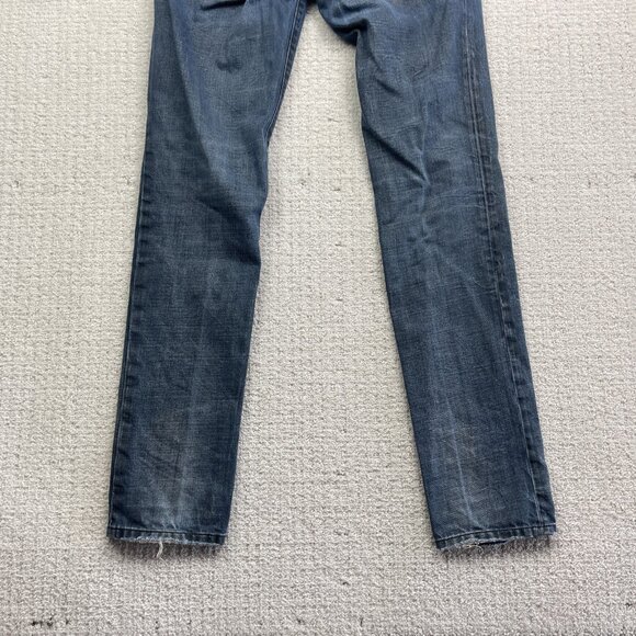 Y2K Diesel Blue Matic 0885C Distressed Ripped  Denim Jeans Women's Size 28X31* - Picture 9 of 11